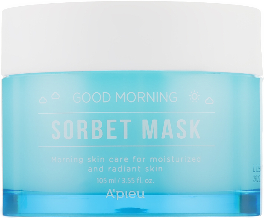 Ранкова маска-шербет для обличчя - A'pieu Good Morning Sorbet Mask — фото N1