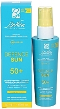 Сонцезахисний флюїд для обличчя - BioNike Defence Sun SPF50+ No-Shine Face Fluid — фото N2
