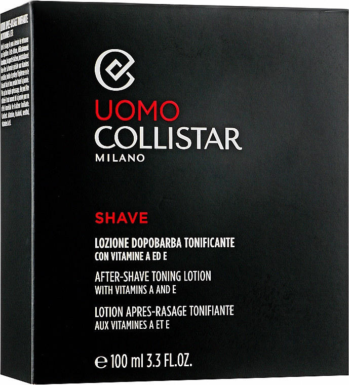 Набір - Collistar Uomo Toning Set (ash/lot/100ml + sh/gel/30ml)