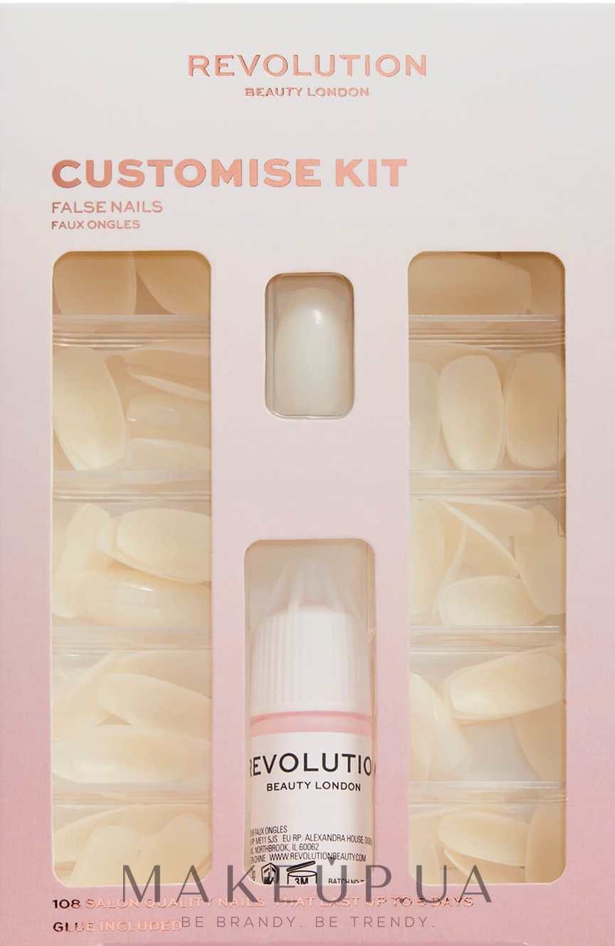 Набір накладних нігтів - Makeup Revolution False Nails Ultimate Customise Kit — фото 108шт