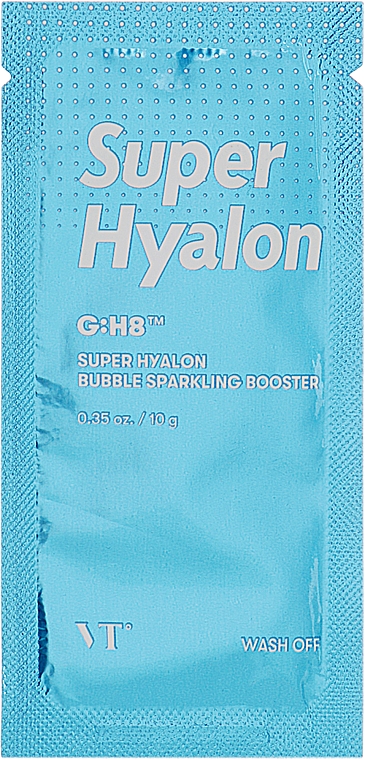 Бульбашкова маска-пінка для обличчя - VT Cosmetics Super Hyalon Bubble Sparkling Booster — фото N1