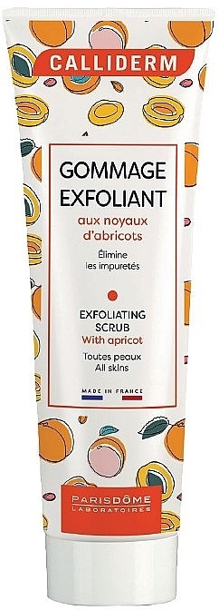 Відлущувальний скраб для обличчя з абрикосою - Calliderm Exfoliating Scrub with Apricot