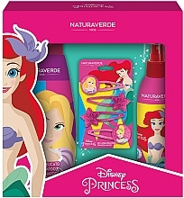 Парфумерія, косметика Набір - Naturaverde Disney Princess (shm/300ml + cond/sprat/200ml + h/clip/4pcs)