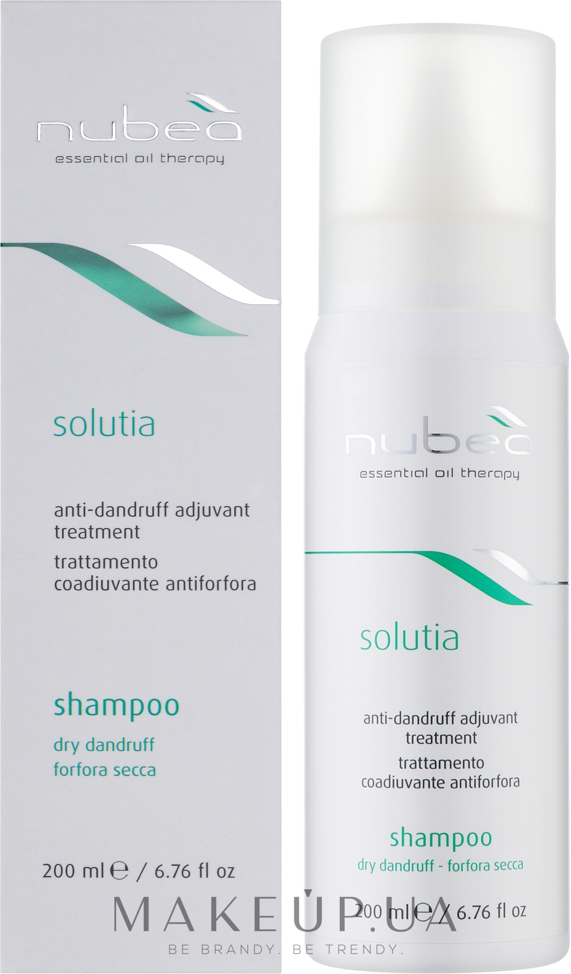 Шампунь для волосся проти сухої лупи - Nubea Solutia Shampoo Dry Dandruff — фото 200ml