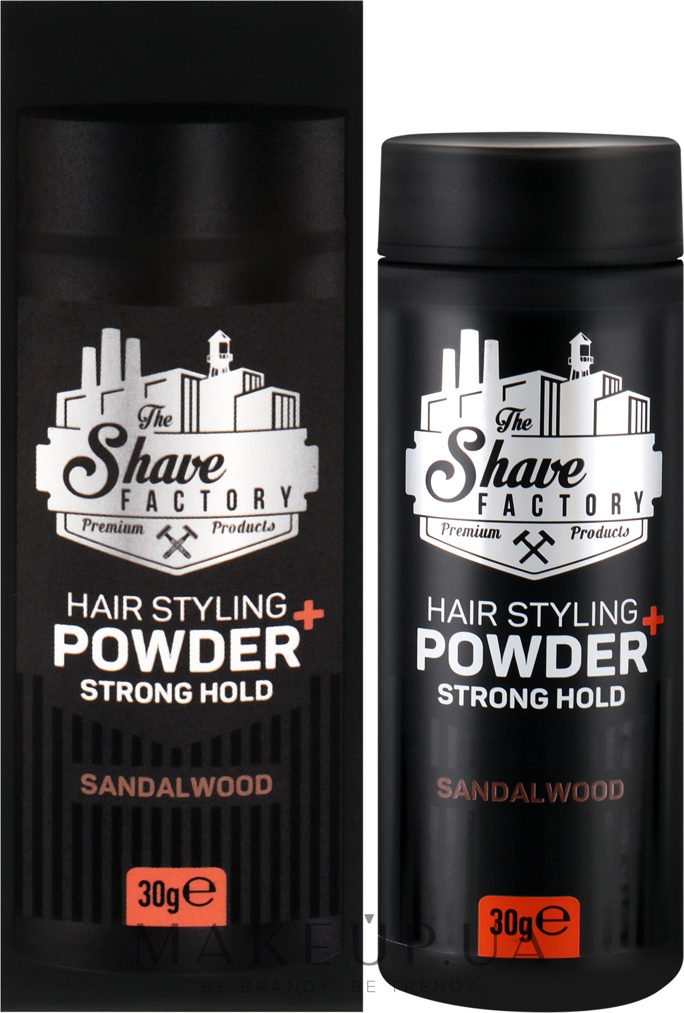 Пудра сильної фіксації - The Shave Factory Hair Styling Powder Sandalwood — фото 30g