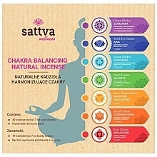 Набір паличок для пахощів "Chakra Box" - Sattva Ayurveda Chakra Box — фото N1