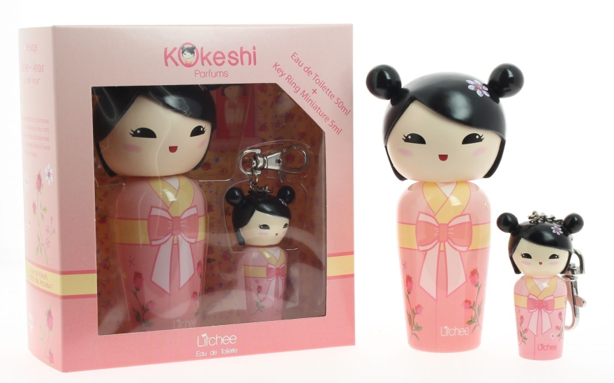 Kokeshi Parfums Litche - Набір (edt 50ml + edt mini 5ml - з брелоком)