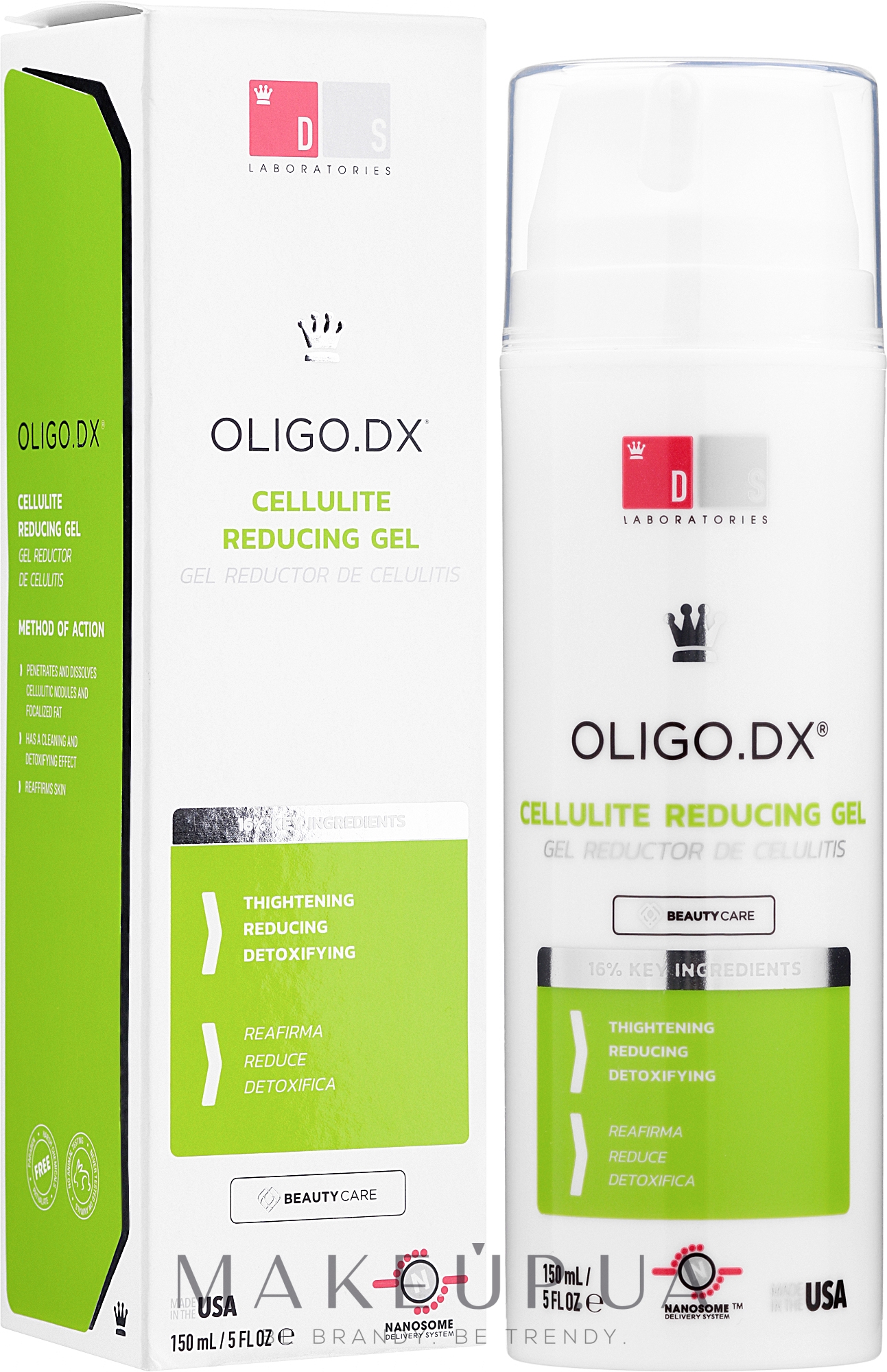 Гель для тела от целлюлита - DS Laboratories Oligo.DX Anti-Cellulite Gel — фото 150ml