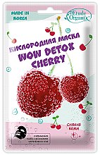 Парфумерія, косметика Киснева тканинна маска для обличчя "Вишня" - Etude Organix Wow Detox Cherry