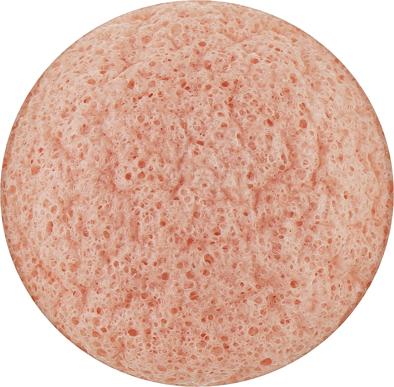 Мини-спонж конжаковый 55 х 25 мм, полусфера, розовый - Cosmo Shop Konjac Sponge Pink Craft Box
