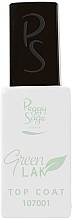 Верхнє покриття для нігтів - Peggy Sage Top Coat Green Lak — фото N1