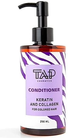Кондиціонер для фарбованого волосся з кератином і колагеном - TAP Cosmetics Conditioner — фото N1