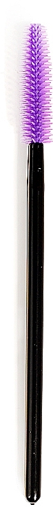 Щеточка для ресниц и бровей силиконовая, фиолетовая - Taptap — фото N3