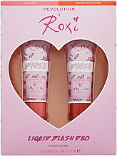 Духи, Парфюмерия, косметика Набор жидких румян - Makeup Revolution x Roxi Cherry Blossom Liquid Blush Duo (blush/2x15ml)