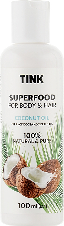 Кокосовое масло - Tink Superfood For Body & Hair