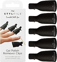 Духи, Парфюмерия, косметика Зажимы для снятия гель-лака - Stylideas Stylfile Gel Polish Remover Clips