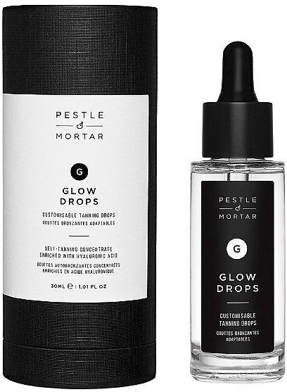 Краплі-автозасмага для обличчя - Pestle & Mortar Glow Drops Self-Tanning Concentrate — фото N1