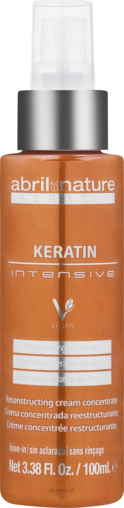 Крем для волос с кератином - Abril et Nature Keratin Intensive Concentrated Nourishing Cream — фото 100ml