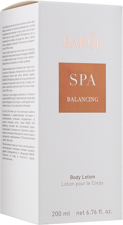 Лосьон для Тела "СПА Баланс" - Babor Balancing Body Lotion — фото N2