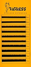 Духи, Парфюмерия, косметика Ресницы для наращивания 10 л, MIX черные, изгиб B, толщина 0.07мм, длина 5(3)*6(4)*7(3)мм - Tigress