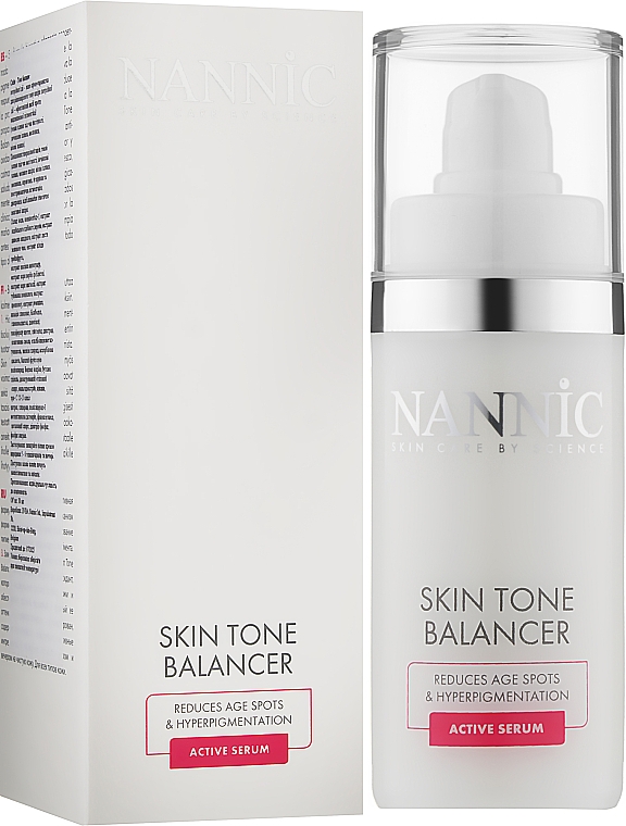 Активна сироватка потрійної дії для шкіри з пігментацією - Nannic Skin Tone Balancer Triple Action — фото N2