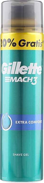 Гель для гоління - Gillette Mach 3 Extra Comfort — фото N1