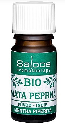 Эфирное биомасло мяты перечной - Saloos Bio Essential Oil Peppermint — фото N1