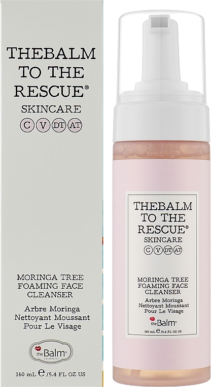 Пінка для вмивання - theBalm To The Rescue Moringa Tree Foaming Face Cleanser — фото N2