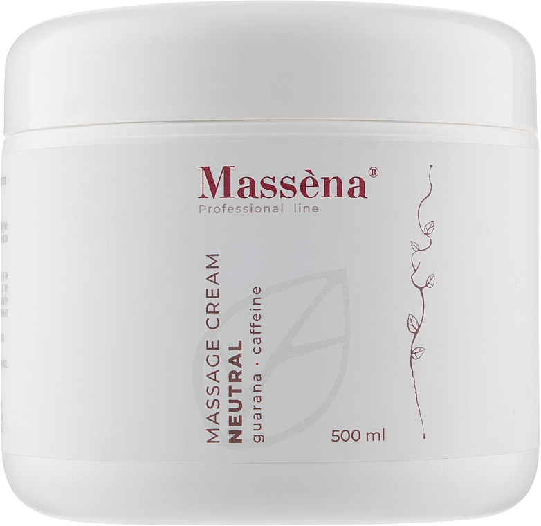 Нейтральный массажный крем для тела - Massena Neutral Massage Cream