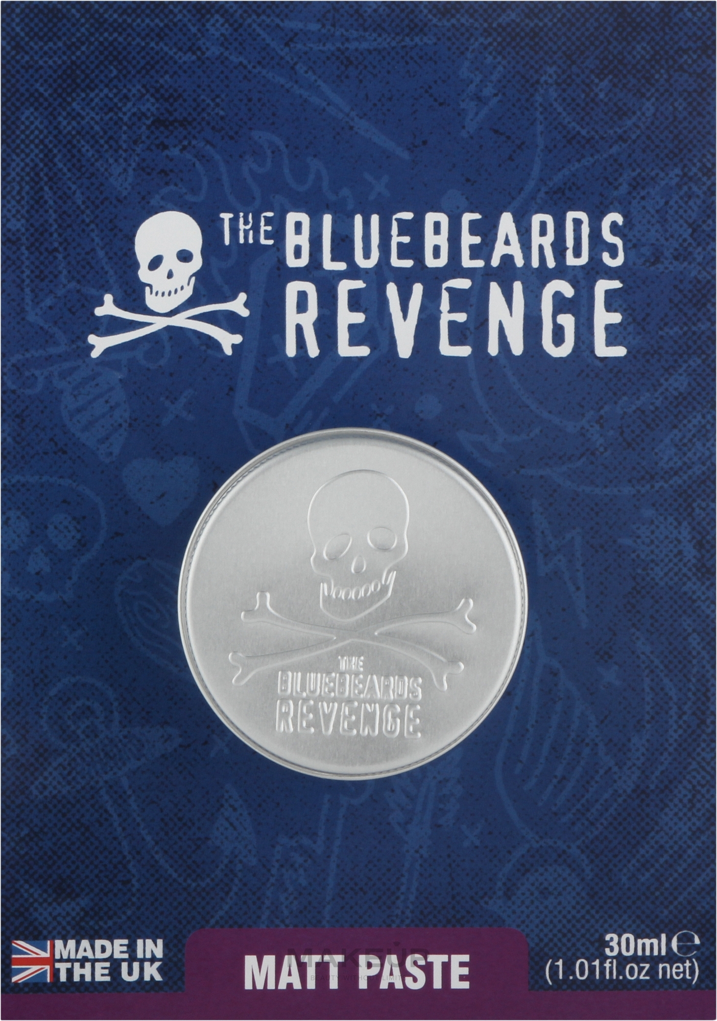 Матирующая паста для укладки волос - The Bluebeards Revenge Matt Paste (мини) — фото 30ml