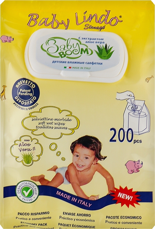 Детские влажные салфетки с экстрактом алоэ и аллантоином - Sts Cosmetics Baby Fresh  — фото N1