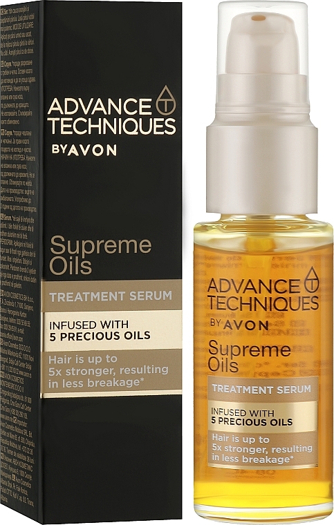 Сироватка для волосся "Дорогоцінні олії" - Avon Advance Techniques Supreme Oils Tretment Serum * — фото N2