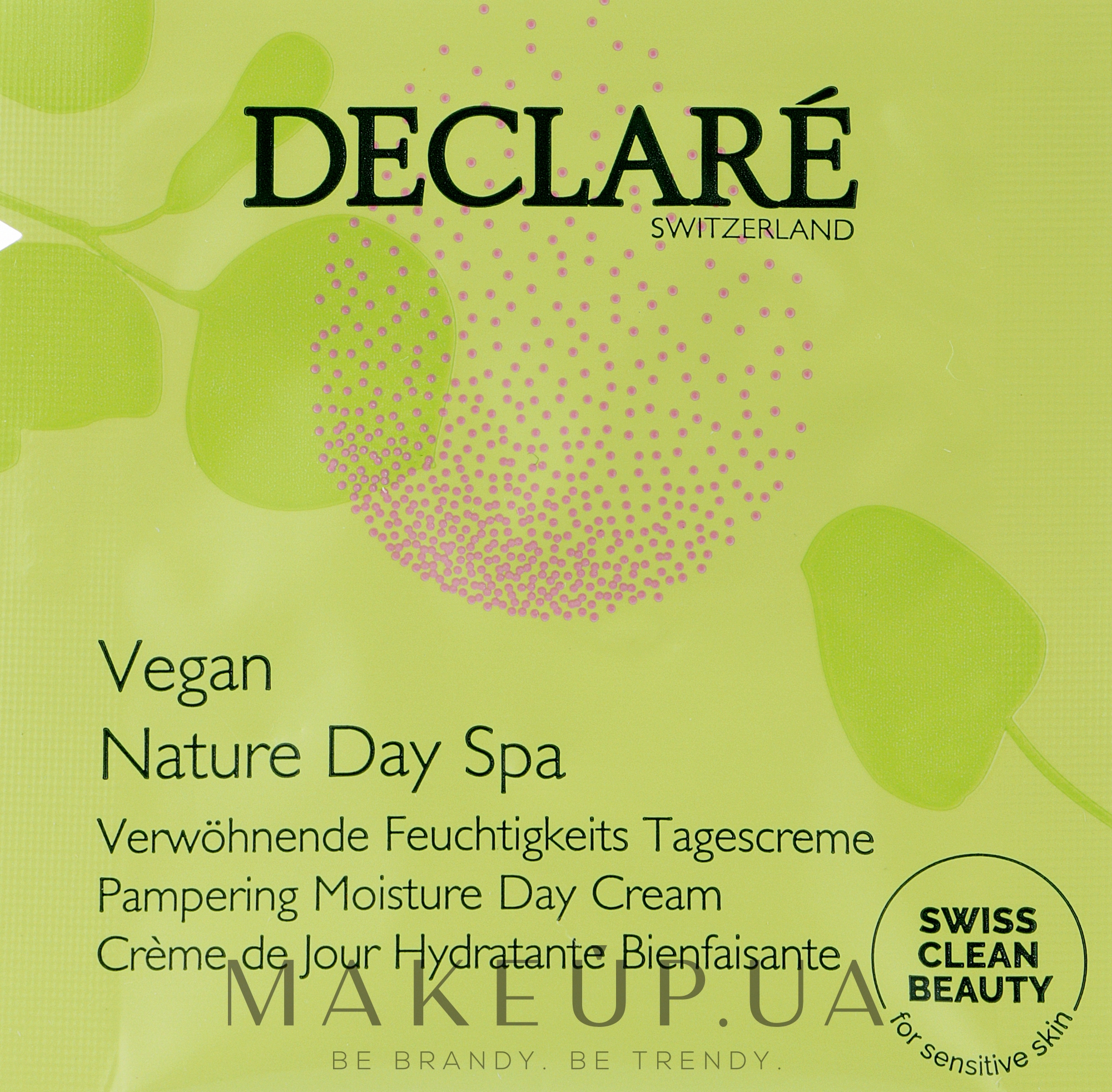 Увлажняющий дневной крем для лица - Declare Vegan Nature Day Spa (пробник) — фото 3ml