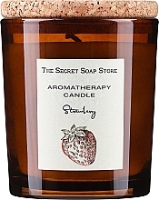 Свеча для ароматерапии с клубникой - Soap&Friends — фото N1