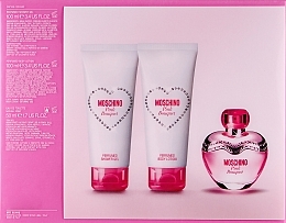 Moschino Pink Bouquet - Набор (edt/50ml + b/lot/100ml + sh/gel/100ml) — фото N3