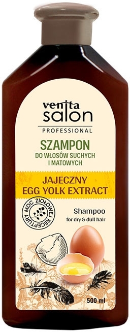 Шампунь для фарбованого волосся - Venita Salon Professional Egg Extract — фото 500ml