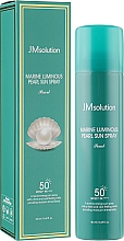 Солнцезащитный спрей для лица - JMsolution Marine Luminous Pearl Sun Spray Pearl SPF50+ PA++++  — фото N1