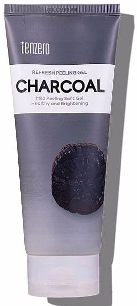 Пілінг-гель для обличчя з деревним вугіллям - Tenzero Refresh Peeling Gel Charcoal — фото N1