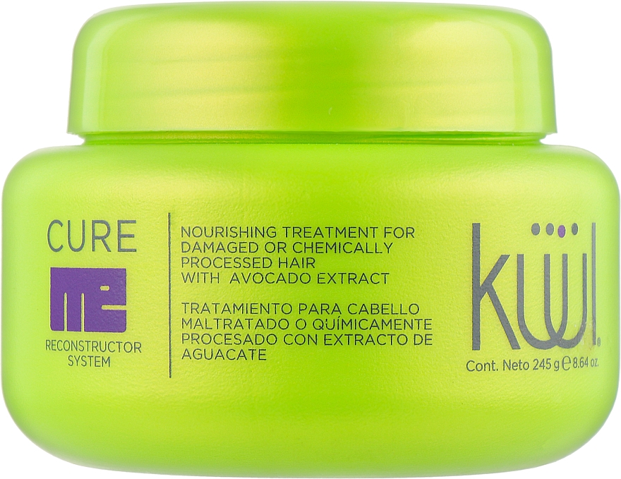Маска для освітленого і пошкодженого волосся - Kuul Cure Me Reconstructor System 