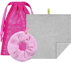 Набор - Glov Skin Positive Set (towel/1szt + scrunchie/1szt + bag/1szt) — фото N1