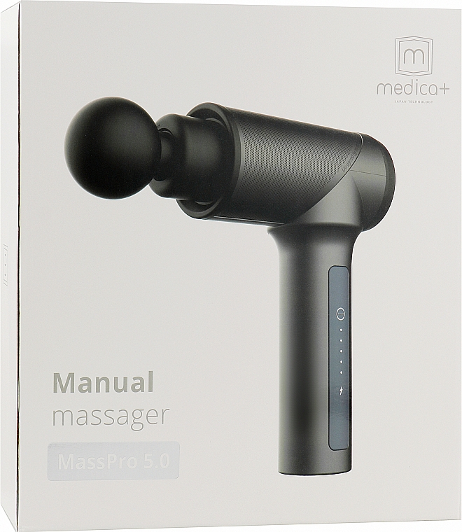Перкуссионный ручной массажер - Medica+ Masshand Pro 5.0 — фото N2