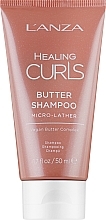 Парфумерія, косметика Олійний шампунь для в'юнкого волосся - L'anza Healing Curls Power Butter Shampoo (міні)