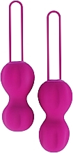 Вагінальні кульки - Nomi Tang Kegel Balls IntiMate Plus Red Violet — фото N1