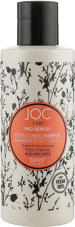 Шампунь реструктурирующий для поврежденных волос - Barex Italiana Joc Care Shampoo — фото N3