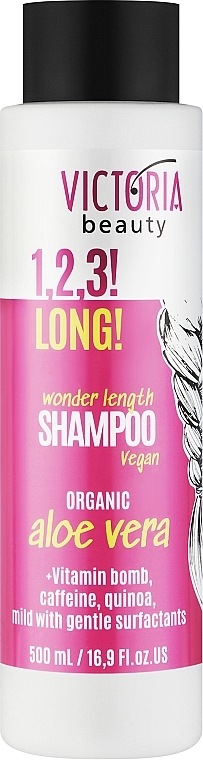 Шампунь для длинных волос - Victoria Beauty 1,2,3! Long! Shampoo — фото N1
