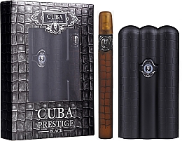 Парфумерія, косметика Cuba Prestige Black - Набір (edt/35ml + edt/90ml)