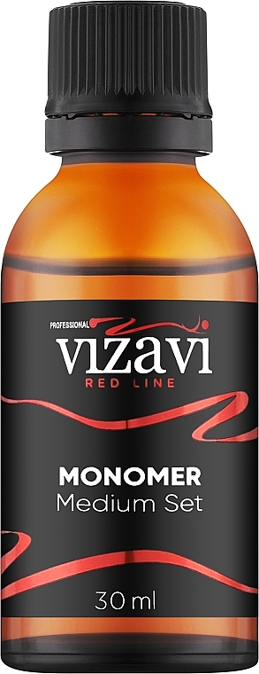 Мономер - Vizavi Professional Red Line Medium Set — фото N1