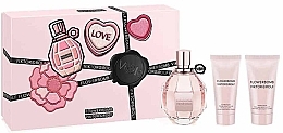 Духи, Парфюмерия, косметика Viktor & Rolf Flowerbomb - Набор (edp/100ml + b/lot/50ml + b/cr/40ml)