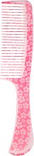 Духи, Парфюмерия, косметика Гребень для волос 21.6 см, 9811, розовый - Donegal Floral Hair Comb