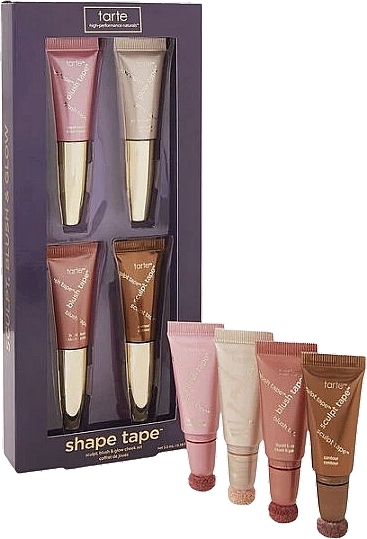 Набор - Tarte Cosmetics Set (blush/2*5,5ml + cont/5,5ml + highl/5,5ml) — фото N1